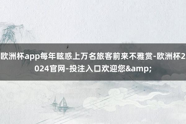 欧洲杯app每年眩惑上万名旅客前来不雅赏-欧洲杯2024官网-投注入口欢迎您&