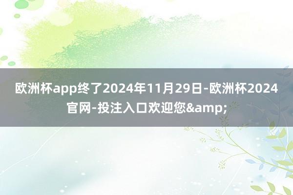 欧洲杯app终了2024年11月29日-欧洲杯2024官网-投注入口欢迎您&