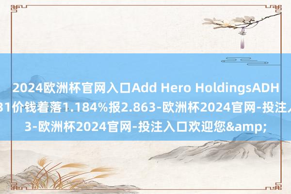 2024欧洲杯官网入口Add Hero HoldingsADHERH 8.8 09/30/31价钱着落1.184%报2.863-欧洲杯2024官网-投注入口欢迎您&