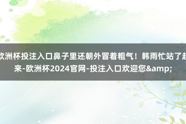 欧洲杯投注入口鼻子里还朝外冒着粗气！韩雨忙站了起来-欧洲杯2024官网-投注入口欢迎您&